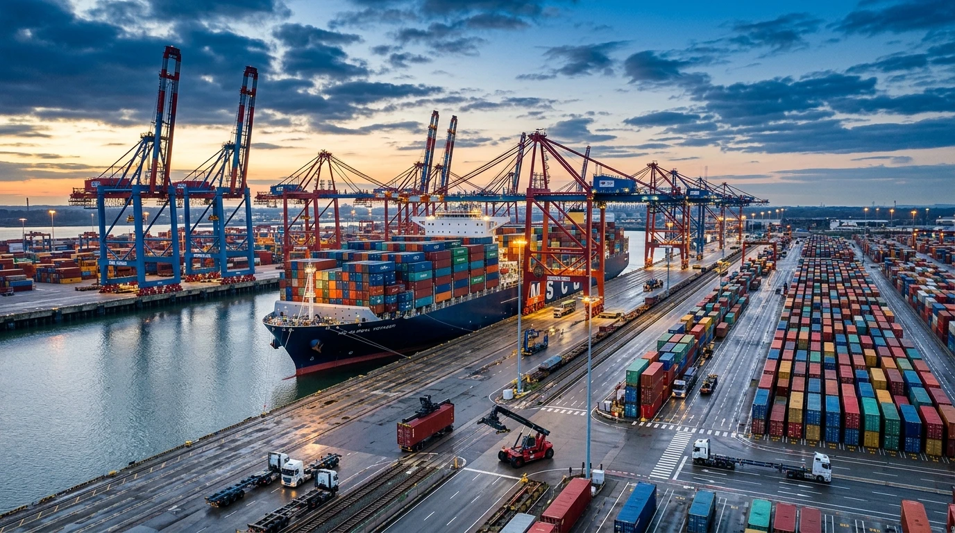 Global Trade Shipping Port